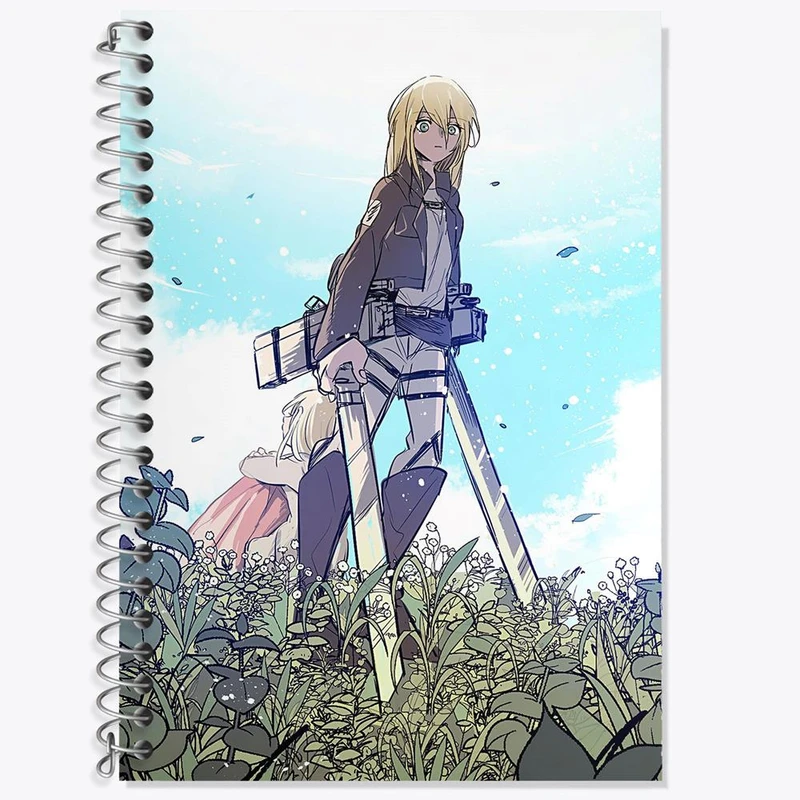 دفتر لغت 50 برگ خندالو مدل هیستوریا انیمه اتک آن تایتان Attack on Titan کد 18564