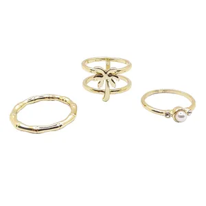 انگشتر زنانه اکسسورایز مدل هاوایی کد 09 مجموعه 3 عددی 