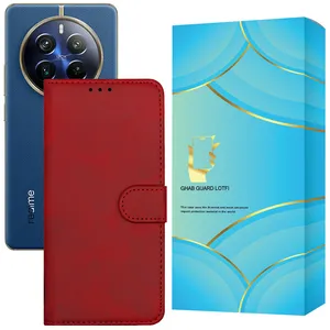 Ghab Guard KKG Magnetic Wallet Case Cover For Realme 12 Pro Plus