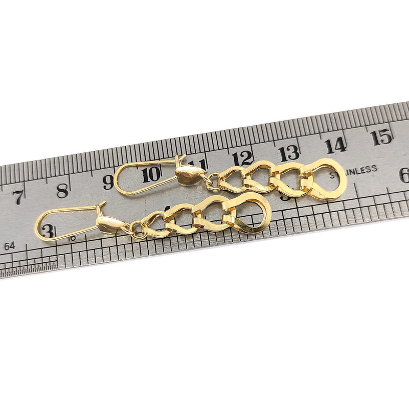 نیم ست طلا 18 عیار زنانه طلا و جواهرسازی افرا مدل پولکی لیزری 1046084