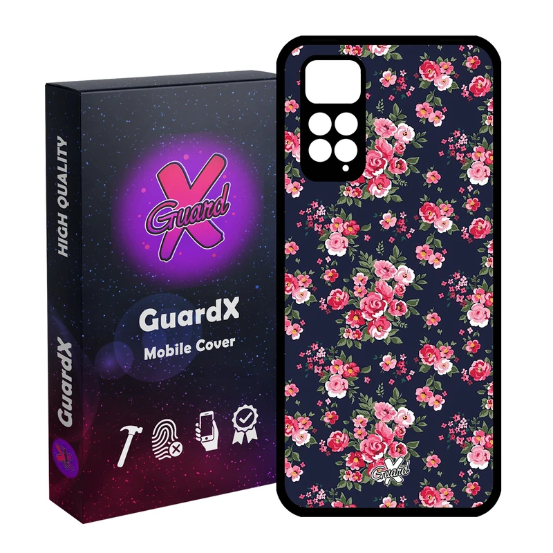 کاور گارد ایکس طرح Flower مدل Glass10130 مناسب برای گوشی موبایل شیائومی Redmi Note 11S/ Note 11 4G