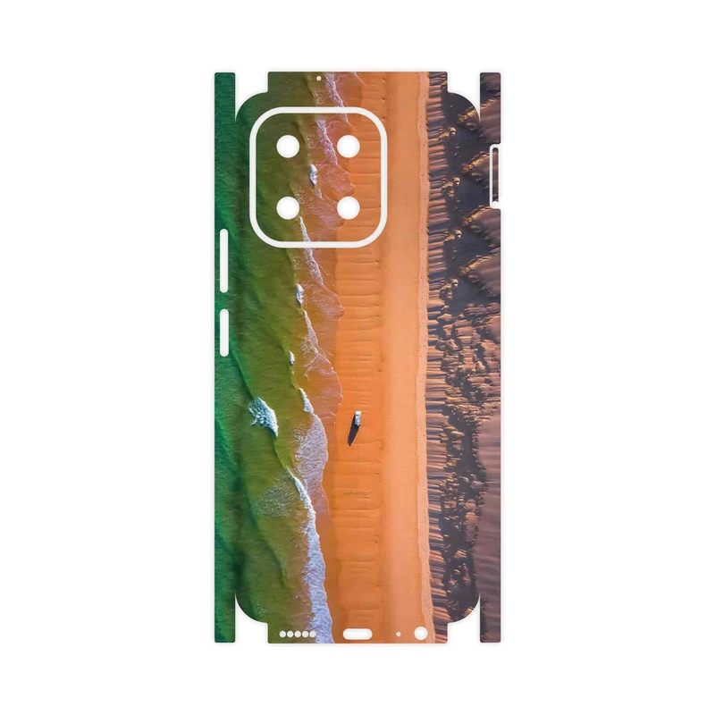 برچسب پوششی ماهوت مدل Beach and Green Sea-FullSkin مناسب برای گوشی موبایل آنر X6b