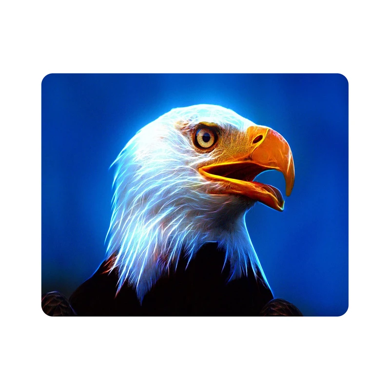 ماوس پد اطلس آبی طرح پرنده عقاب مدل T1451