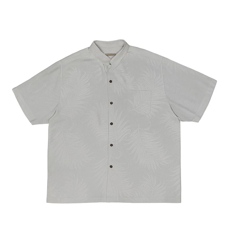 پیراهن آستین کوتاه یقه برگردان مردانه مدل نخل