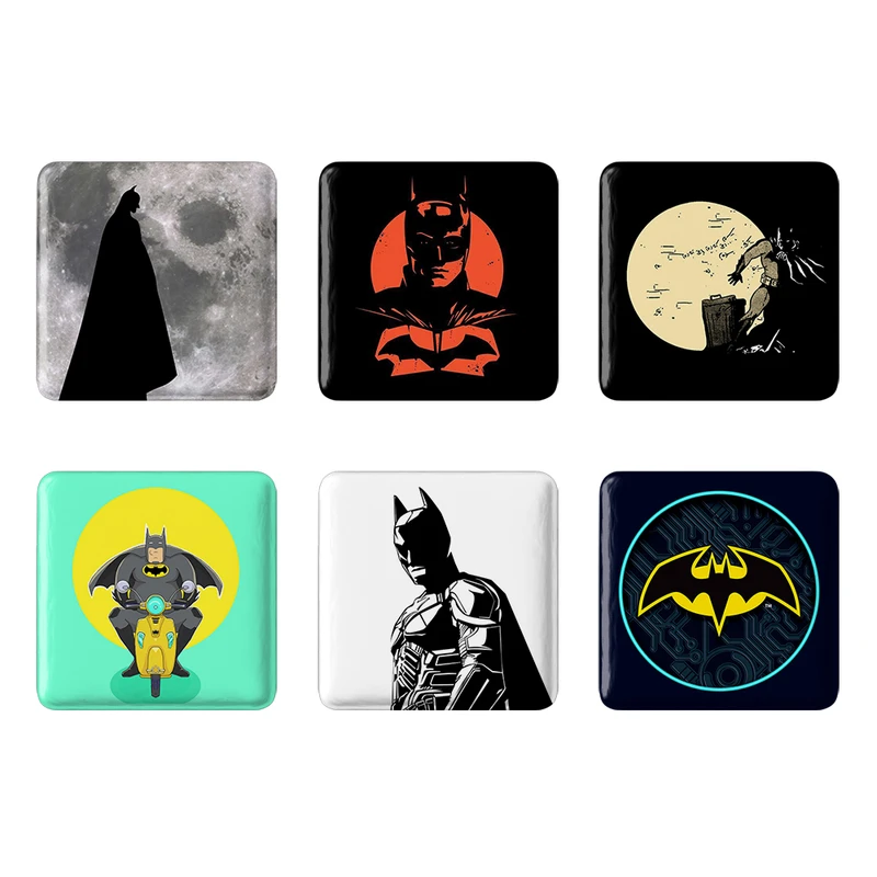 مگنت خندالو طرح بتمن Batman کد 1652A مجموعه 6 عددی