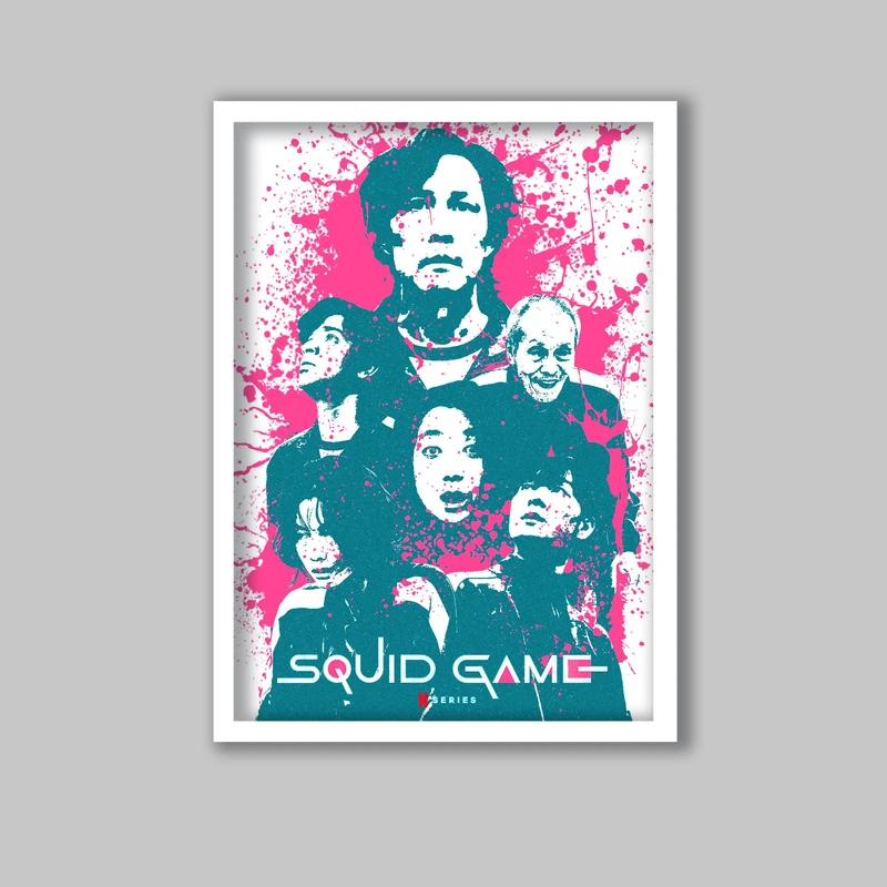 تابلو مدل سریال بازی مرکب Squid Game کد LA-G10801