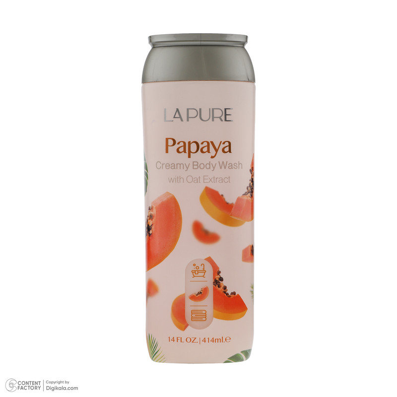 شامپو بدن لپیور مدل پاپایا حجم 414 میلی لیتر