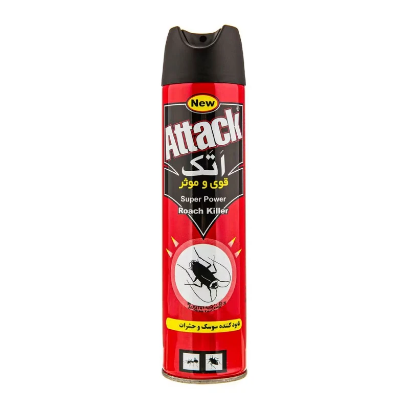 اسپری حشره کش اتک مدل Red حجم 400 میلی لیتر