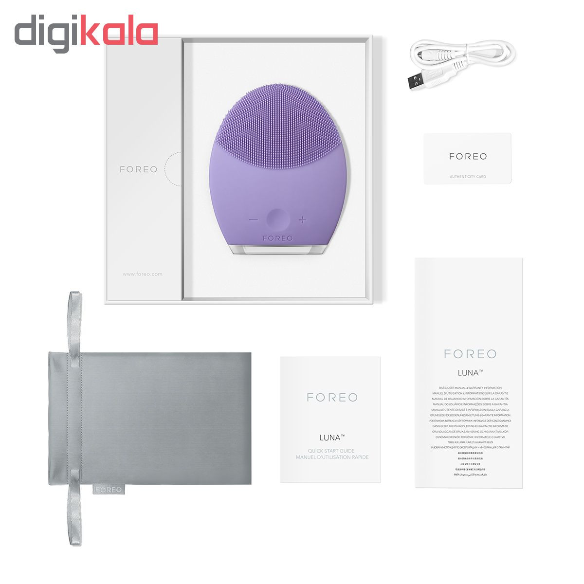 برس پاک کننده صورت فورئو مدل Luna 2 F5951