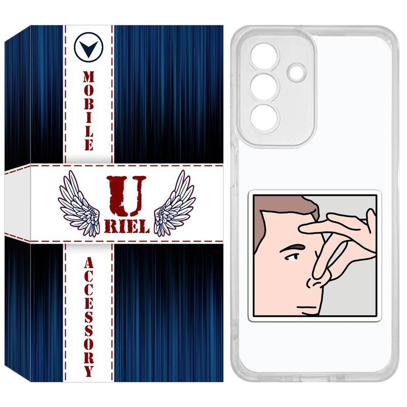 کاور یوریل مدل Clear کد 87 طرح دماغ مناسب برای گوشی  موبایل سامسونگ Galaxy A17