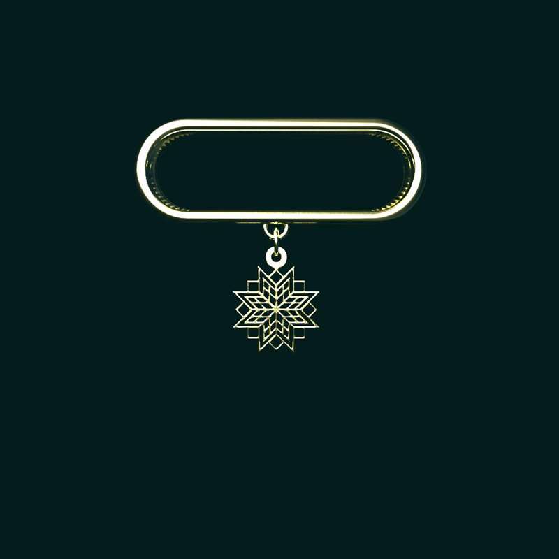 آویز ساعت طلا 18 عیار زنانه مدوپد مدل هندسی کد SG1-1018