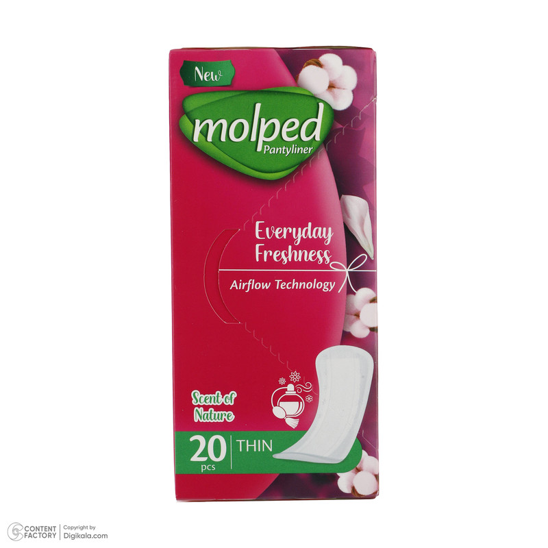 پد بهداشتی مولپد مدل Everyday Freshness بسته 20 عددی