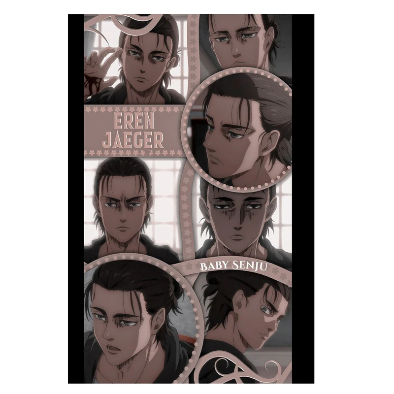 پوستر مدل انیمه اتک ان تایتان Attack on titan طرح ارن ییگر Eren Yeager کد 832