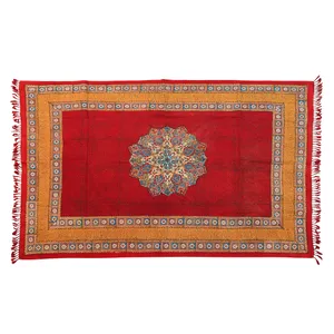 رومیزی قلمکار زابلیان مدل 100150 طرح مرجان