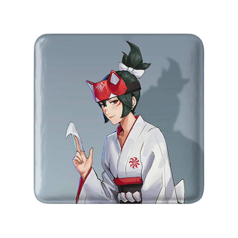 مگنت خندالو طرح بازی اورواچ (Overwatch) مدل مربعی کد 31610