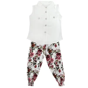 ست شومیز و شلوار دخترانه کد SFL54