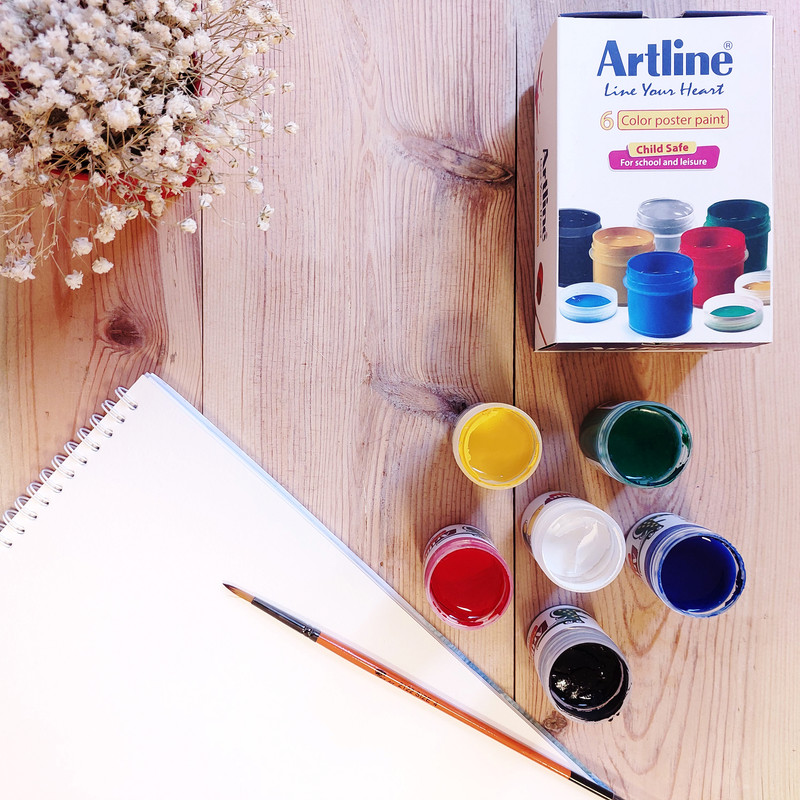 گواش 6 رنگ آرت لاین مدل Child safe