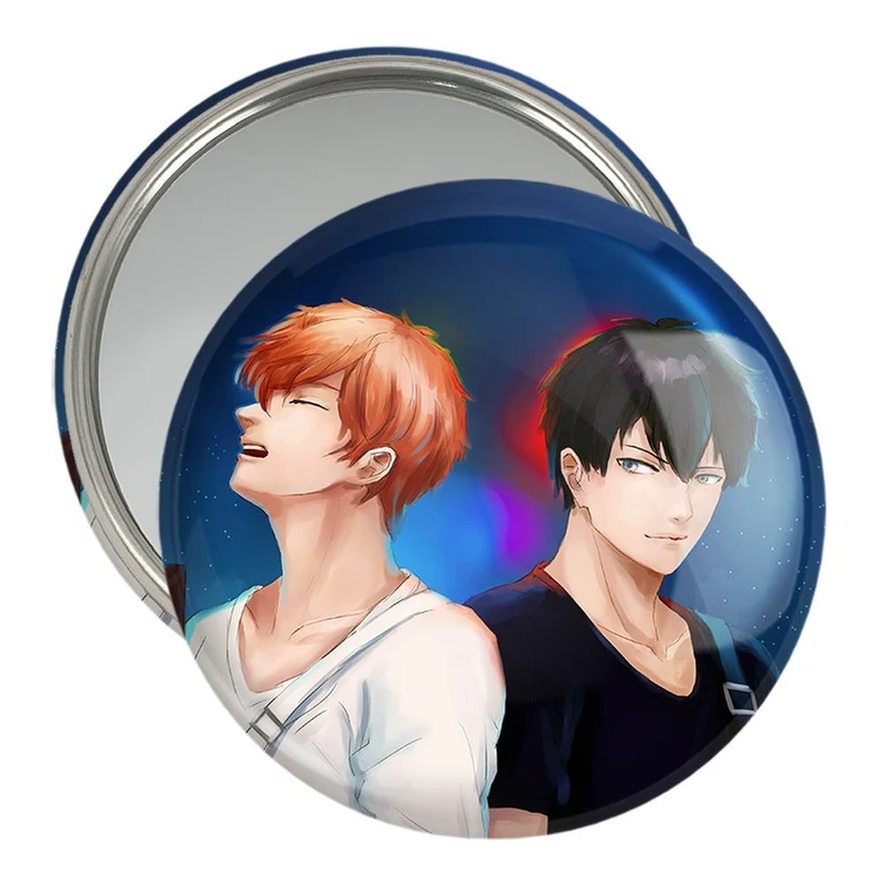 آینه جیبی خندالو مدل مافویو و ریتسوکا انیمه گیون Given  کد 13094