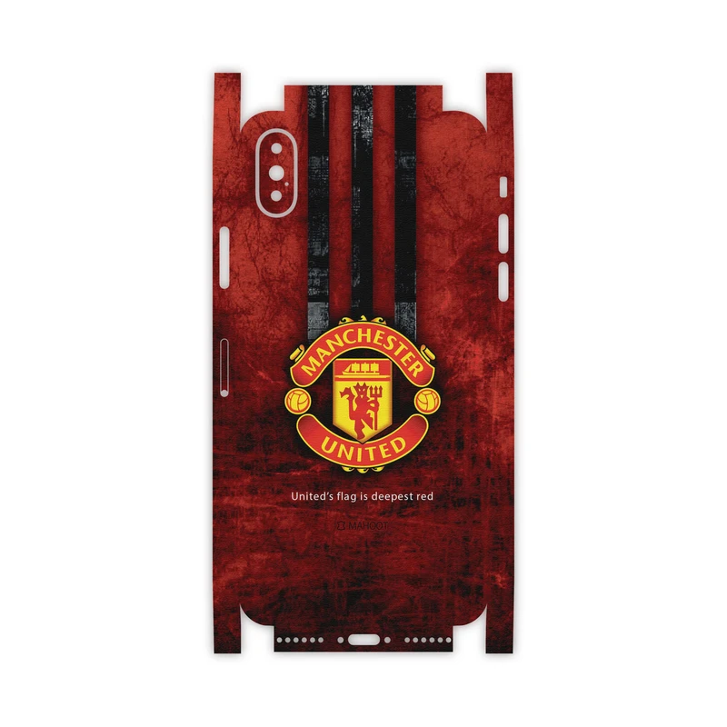 برچسب پوششی ماهوت مدل Manchester-United-FC-FullSkin مناسب برای گوشی موبایل اپل iPhone X