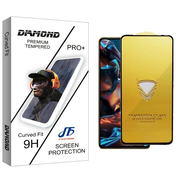 محافظ صفحه نمایش جی اف مدل Diamond2 OG مناسب برای گوشی موبایل شیائومی  Poco X5