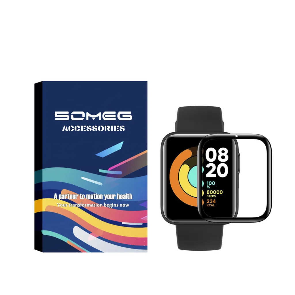 محافظ صفحه نمایش سومگ مدل SMG-GLS مناسب برای ساعت هوشمند شیائومی Mi Watch Lite
