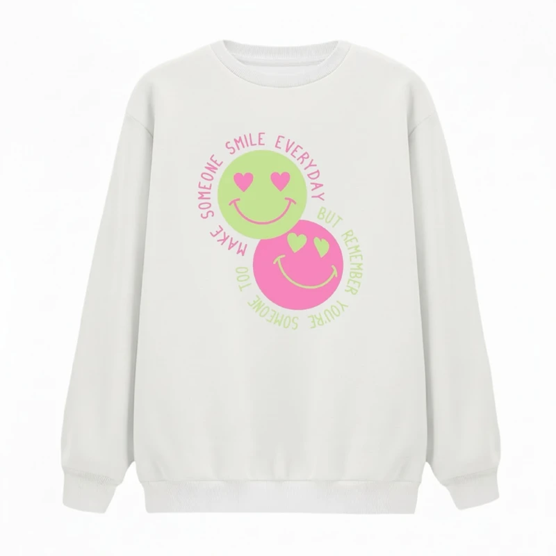 سویشرت زنانه مدل لبخند بساز 
