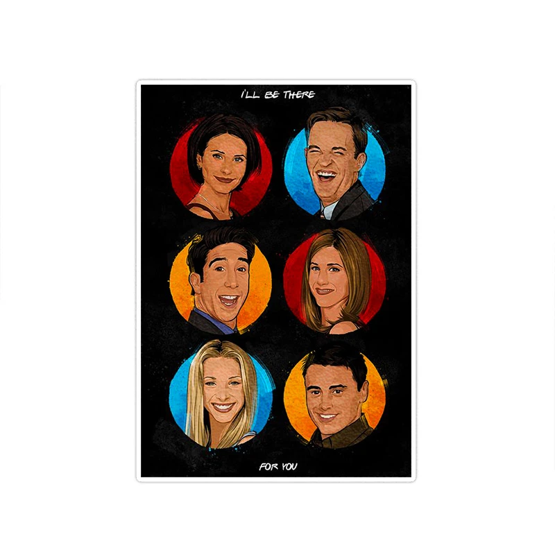 استیکر تزئینی موبایل و تبلت ماسا دیزاین مدل stkv037 طرح friends