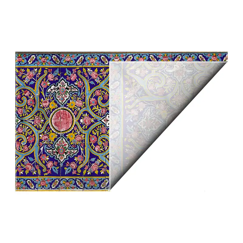 کاغذ کادو ترمه طراحان ایده مدل کاشی اسلیمی کد trm523