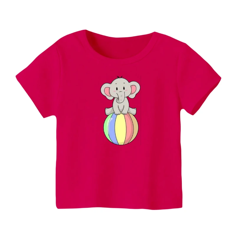 تی شرت آستین کوتاه بچگانه مدل فیل کد ۸