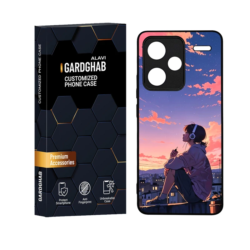 کاور گارد قاب علوی مدل دور ژله ای مناسب برای گوشی موبایل شیائومی Redmi Note 13 Pro Plus 5G