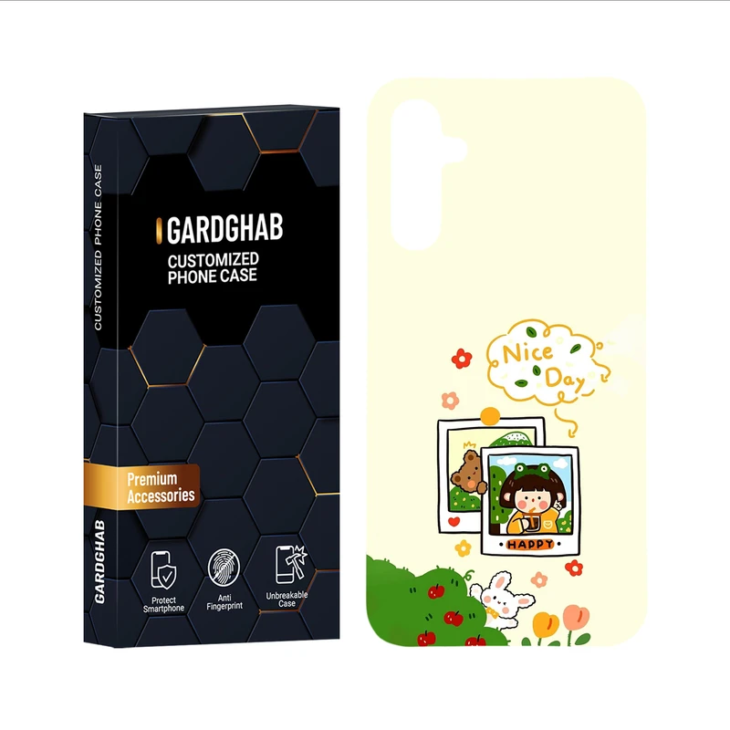 کاور گارد قاب مدل دخترانه مناسب برای گوشی موبایل سامسونگ Galaxy A34