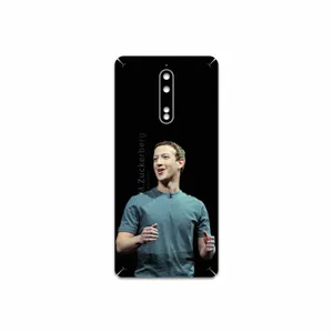 MAHOOT Mark Zuckerberg Cover Sticker for Nokia 8