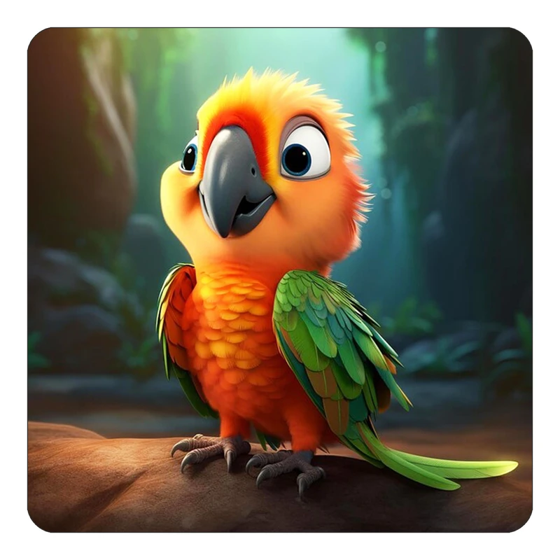 مگنت کاکتی طرح حیوانات کارتونی مدل mp28011