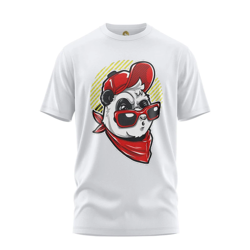 تی شرت آستین کوتاه زنانه هومرو مدل TW394 طرح پاندا