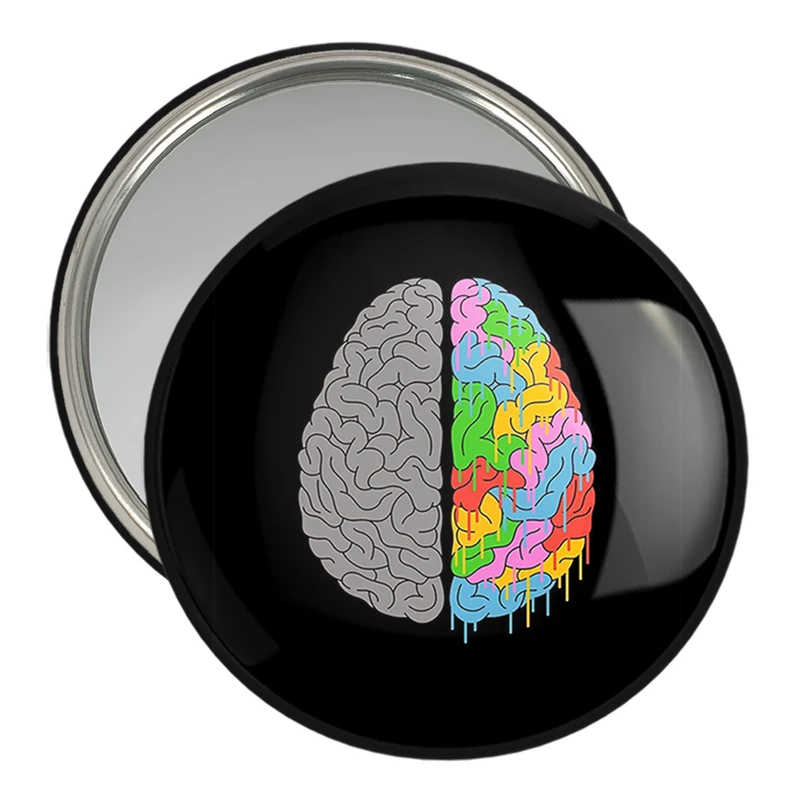 آینه جیبی خندالو مدل مغز Brain کد 31068