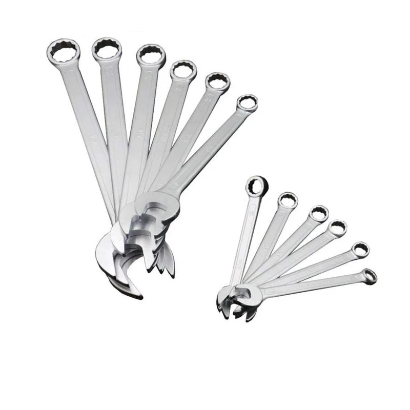 آچار یکسر تخت و یکسر رینگی آتا مدل YP-012 مجموعه 12 عددی