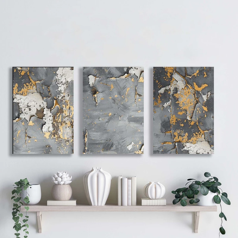 تابلو شاسی آتریسا مدل آبستره ATA129 مجموعه سه عددی