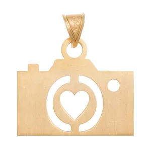 آویز گردنبند طلا 18 عیار زنانه قیراط طرح دوربین کد GH3835