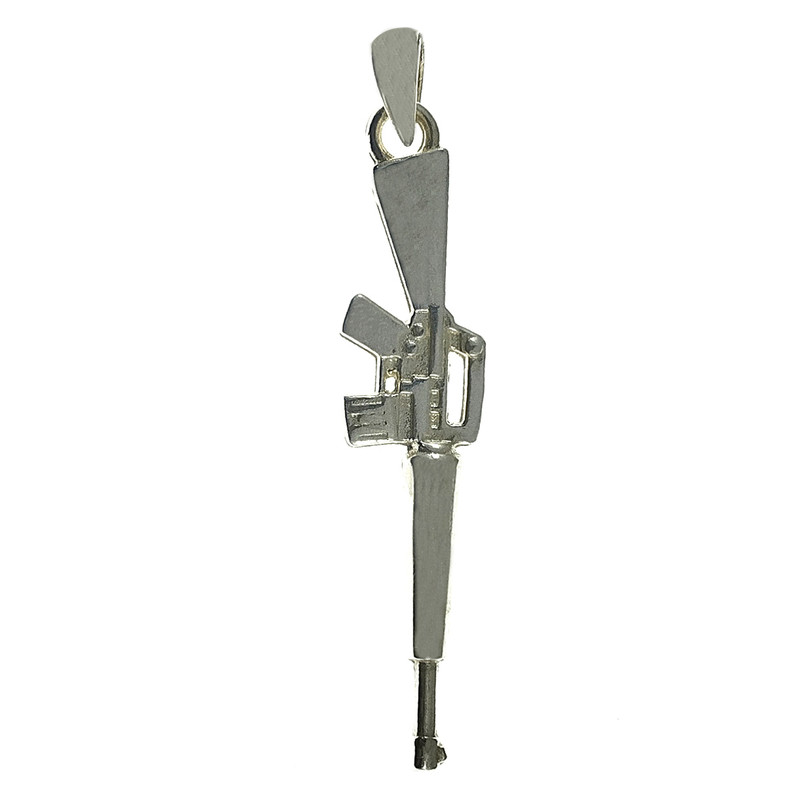 آویز گردنبند نقره سلین کالا مدل m16 کد 101