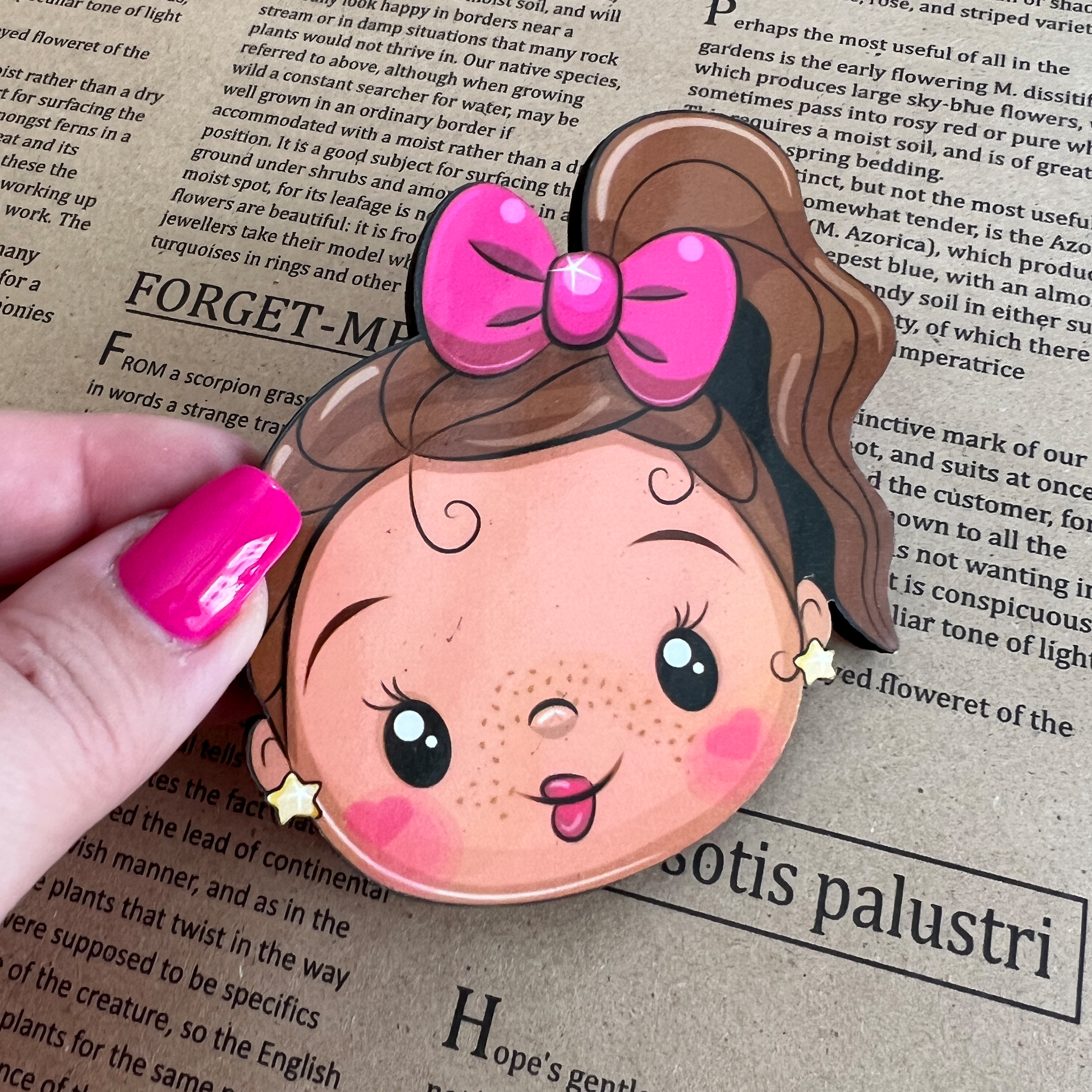 آینه جیبی طرح هلیا دختر بلا کد HELIA.1