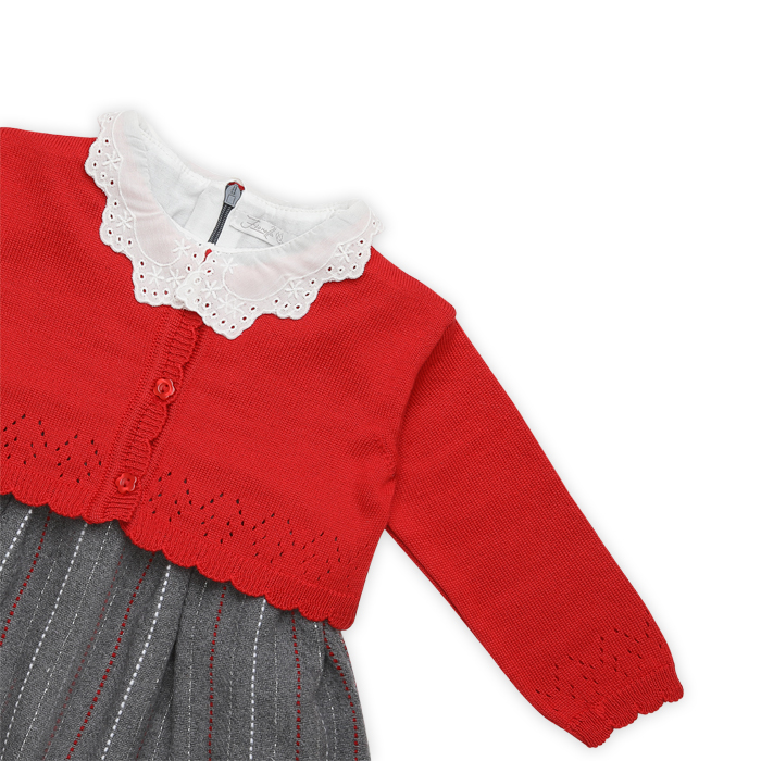 ست پیراهن و ژاکت نوزادی فیورلا مدل آدنا کد 1 23503 -  - 2