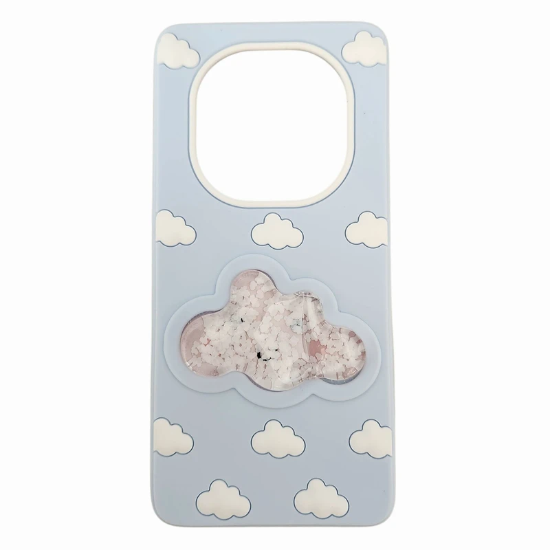 کاور مدل ابری سیلیکونی مناسب برای گوشی موبایل شیائومی Redmi Note 14 Pro 5G / Note 14 Pro Plus / Poco X7 