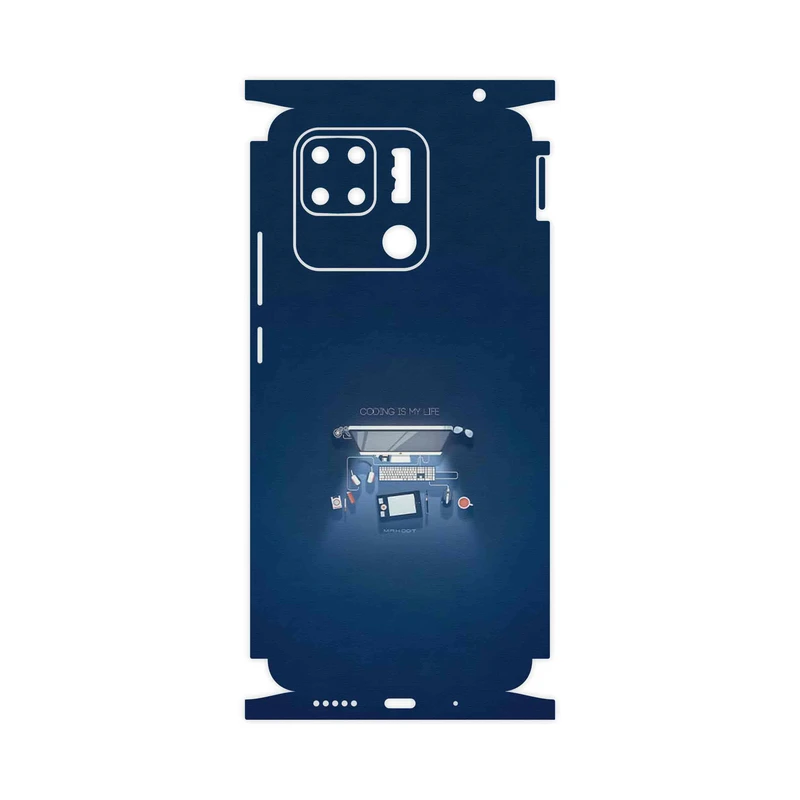 برچسب پوششی ماهوت مدل Programming 3-FullSkin مناسب برای گوشی موبایل شیائومی Redmi 10C