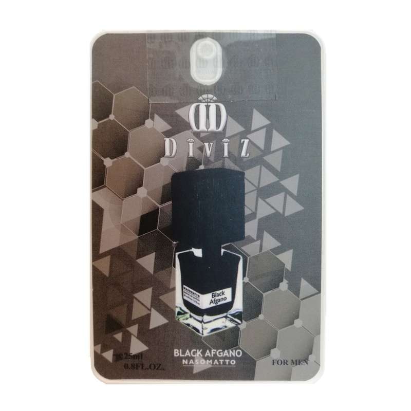عطر جیبی مردانه دیوایز مدل BLACK AFGANO حجم 25 میلی لیتر