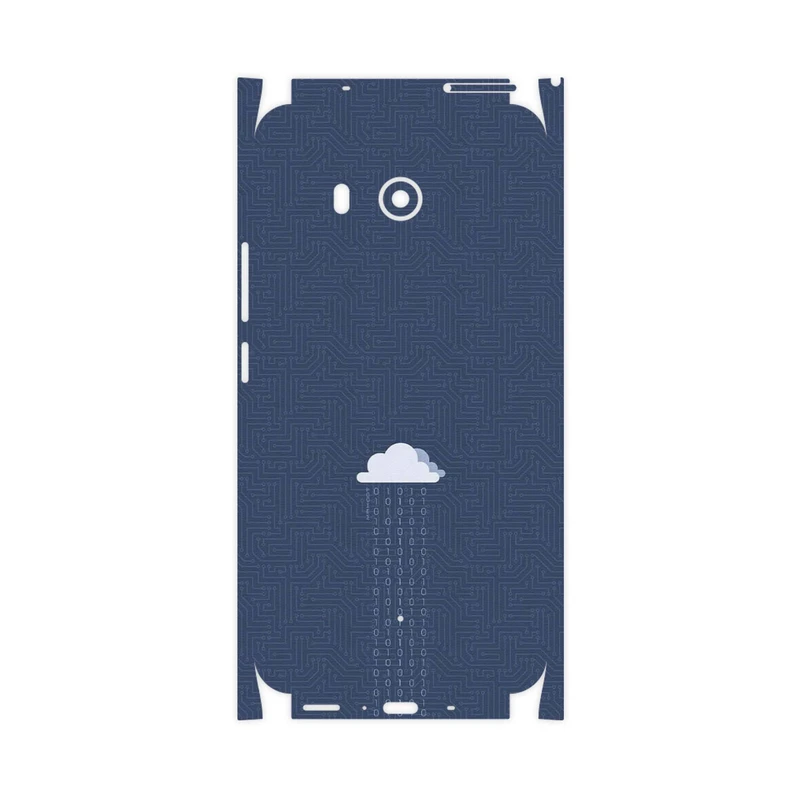 برچسب پوششی ماهوت مدل Minimal Data Cloud-FullSkin مناسب برای گوشی موبایل اچ تی سی U11