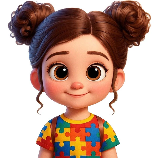 استیکر پارچه و لباس پاد آفرین طرح دختر کد 5050