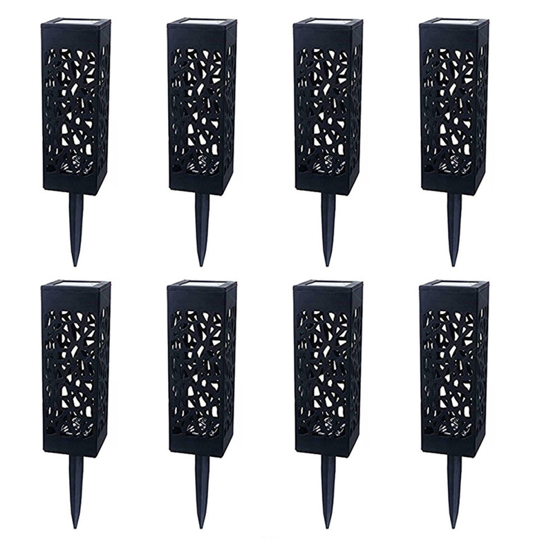 چراغ باغی خورشیدی مدل Smart Solar مجموعه 8 عددی
