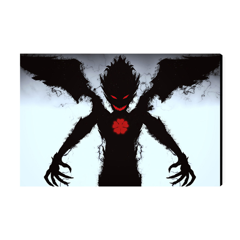 تابلو شاسی عرش مدل انیمه شبدر سیاه Black Clover کد As1448