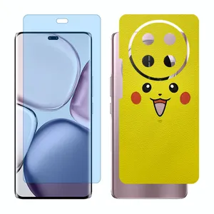 Glass Together model anti blue screen protector suitable for Honor X9c mobile phone with back cover sticker