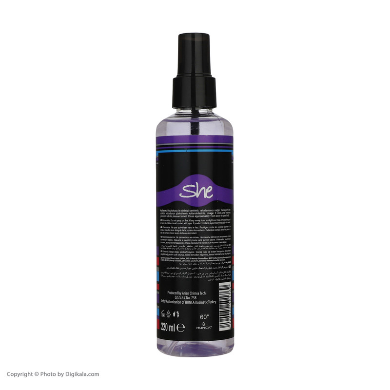 بادی میست زنانه شی مدل Is Angel حجم 220 میلی لیتر